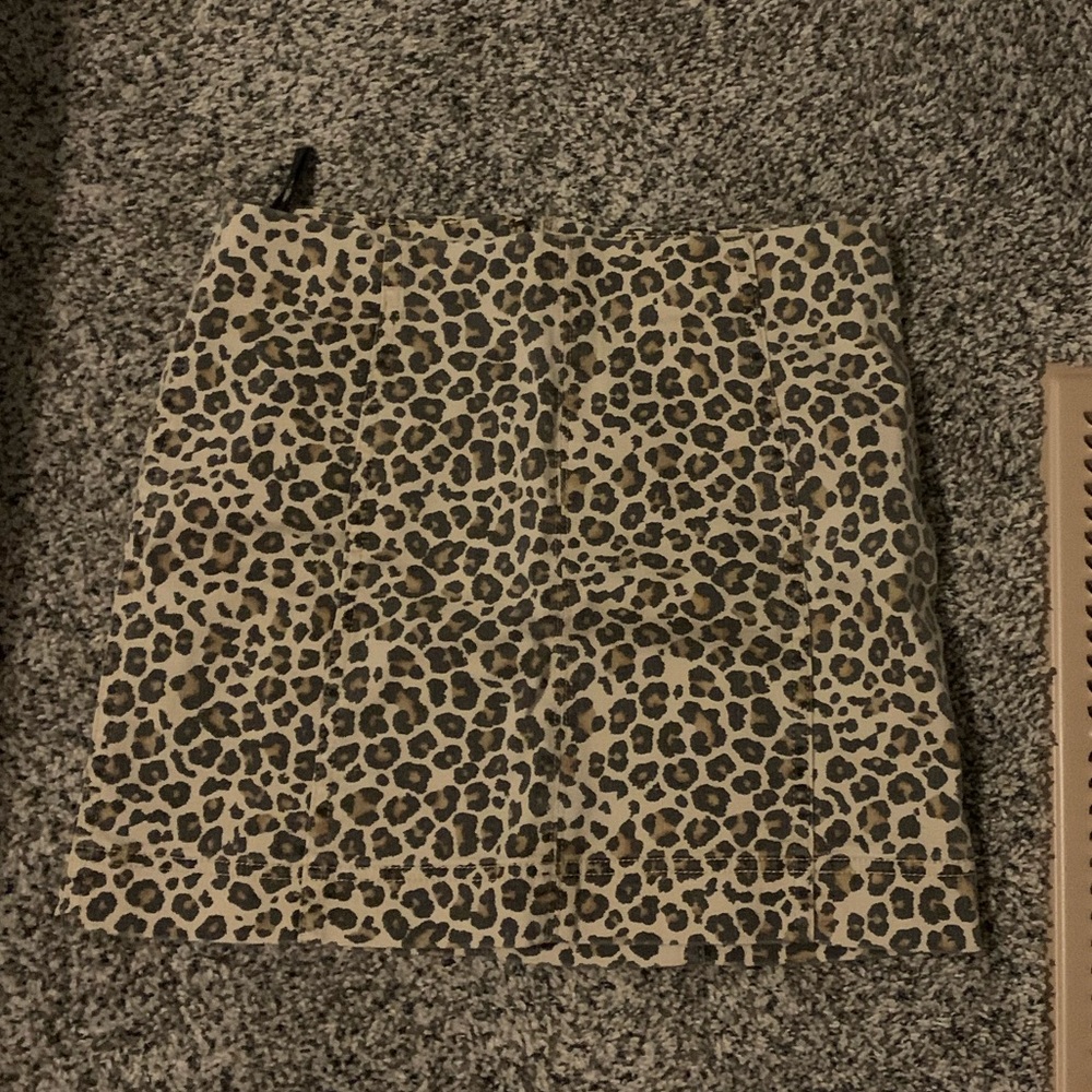 Cheetah Print Skirt